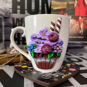 ЧАША BLUEBERRY CUPCAKE HOT COCOA